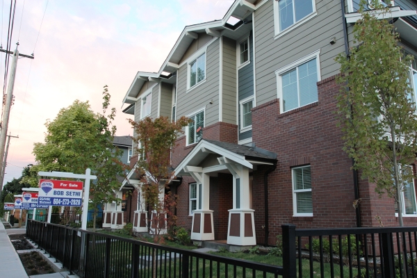 Parkside Estates view from Alberta Road